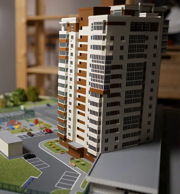 Corporate residential property building